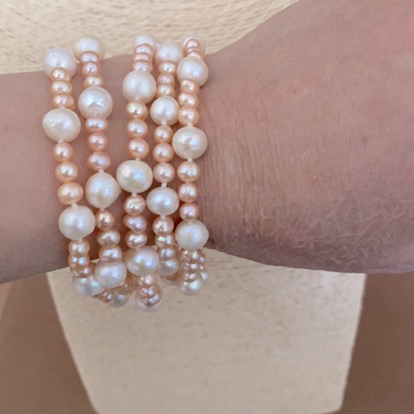 Natural PearlNecklace.Pearl Necklace.Pearl Jewelry - Picture 2 of 7